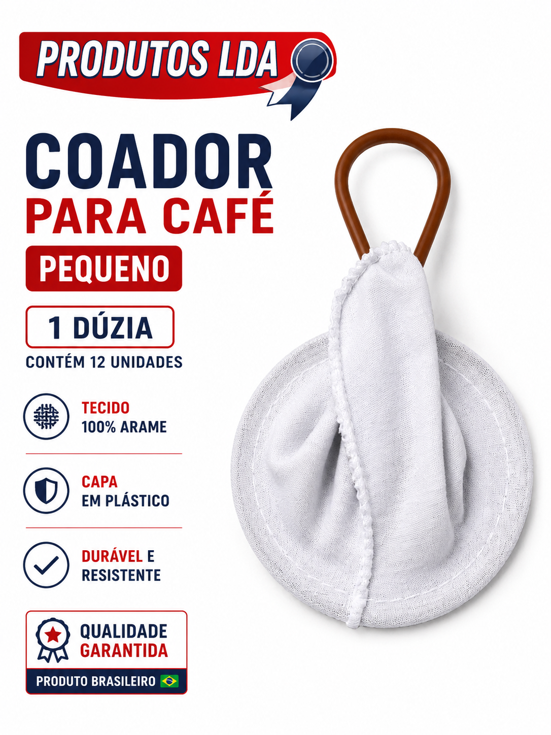 Coador para café pequeno